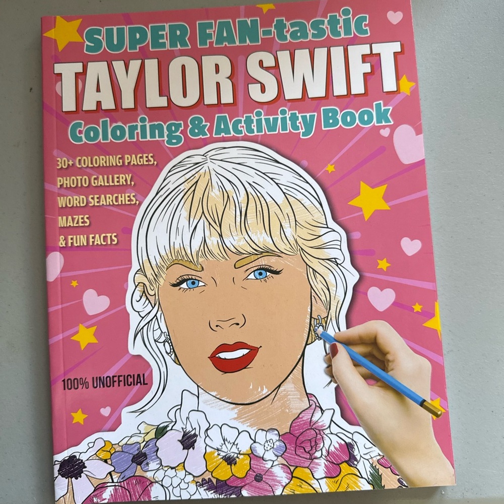Coloring & Activity Book - Pink Taylor Swift Fan-Tastic